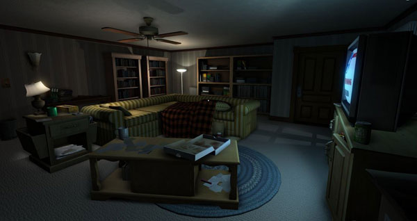 Gone Home's game world is relatively small, but incredibly dense and rich