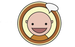 A Sharetribe badge, which also doubled as nightmare fuel.