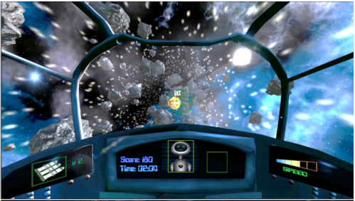 Screenshot of the game used in the study.