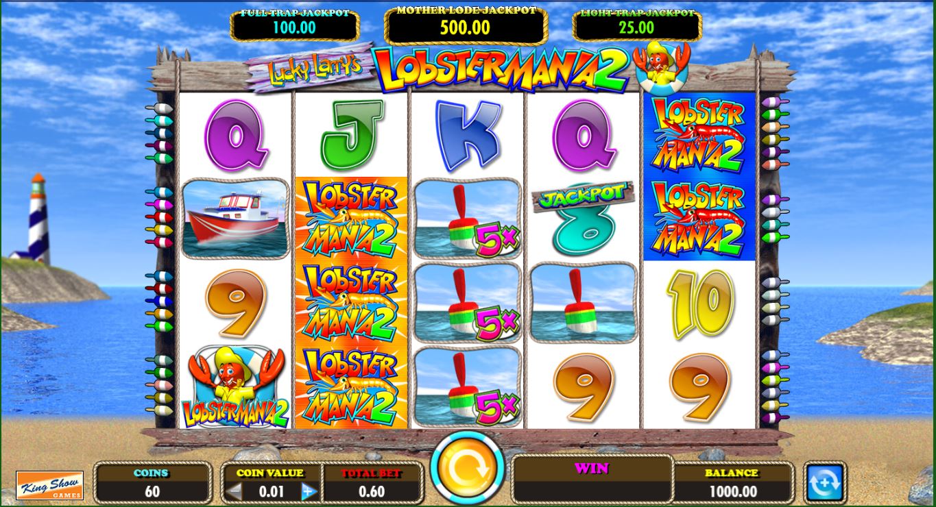 Lucky larrys. Lucky larrys. Lucky larry. Lobstermania. Lucky larrys.